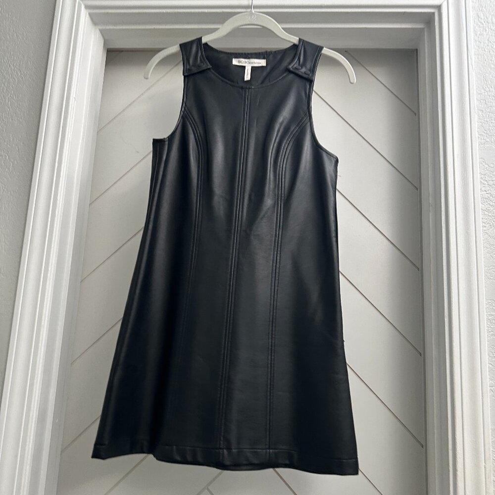 BCBGeneration Faux Leather Dress 0